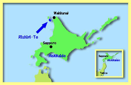 map of Rishiri-To ( Island ), Hokkaido