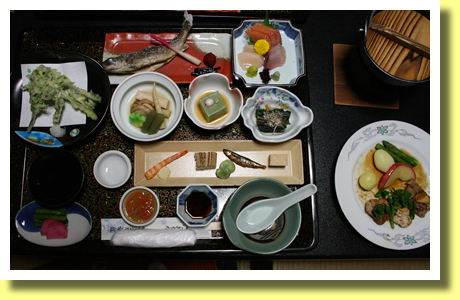 Traditional Japanese Course Dinner, Tsuta Onsen Ryokan, Aomori Pref., Tohoku