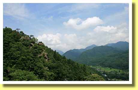 Landscape from Godai-Do, Yamadera, Yamagata, Tohoku