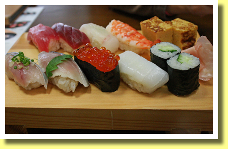 Sushi, Choshi, Chiba, Kanto
