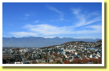 View from Matsumoto-jo Castle, Matsumoto, Nagano, Koh-Shin-Etsu