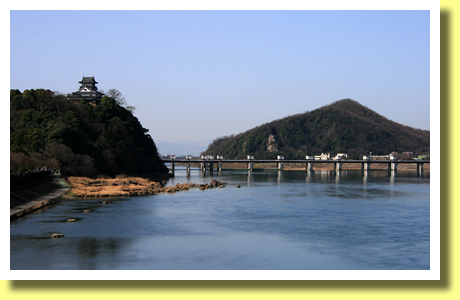 Kiso River and Inuyama-jo Castle, Aichi, Tokai
