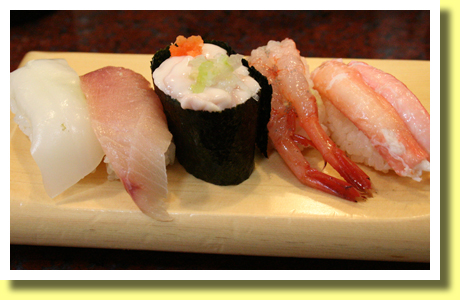 Sushi, Omicho Ichiba, Kanazawa, Ishikawa, Hokuriku