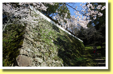 Stone Walls, Uwajima-jo Castle, Uwajima City, Ehime Pref., Shikoku
