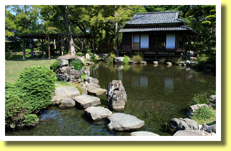 Tensha-en Garden, Uwajima City, Ehime Pref., Shikoku