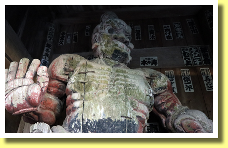 Nio Statue of Chikurin-ji Temple, Kochi City, Kochi Pref., Shikoku
