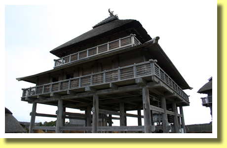 Reconstructed Main Shrine, Yoshinogari Historical Park, Saga Pref., Kyushu