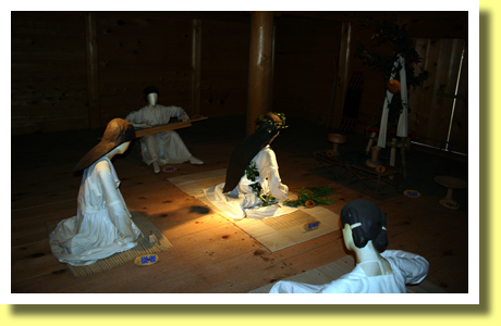 Communicating with ancestral spirits, Main Shrine, Yoshinogari Historical Park, Saga Pref., Kyushu