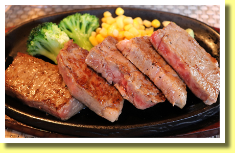Sirloin Steak of Takachiho Beef, Takachiho Town, Miyazaki Pref., Kyushu