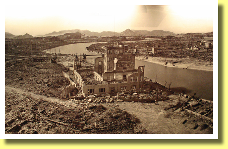 Hiroshima destroyed by Atomic Bomb