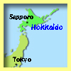 map of Hokkaido, Japan